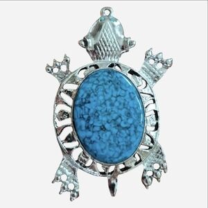 Silver Turtle Pendant